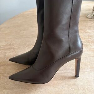 Jimmy Choo Espresso Heeled Boots